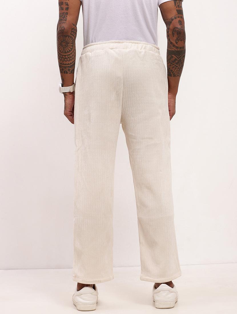 men mid rise solid ankle length track pant - 21720927 - Standard Image - 3