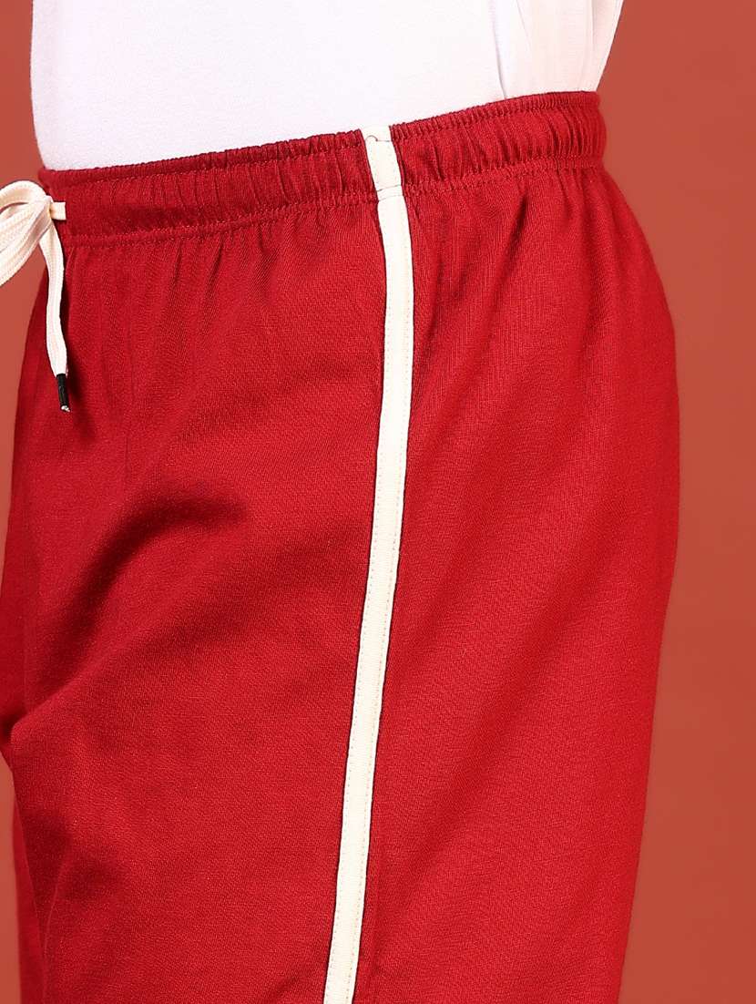 boys red tapered mid rise shorts - 21720976 - Standard Image - 5