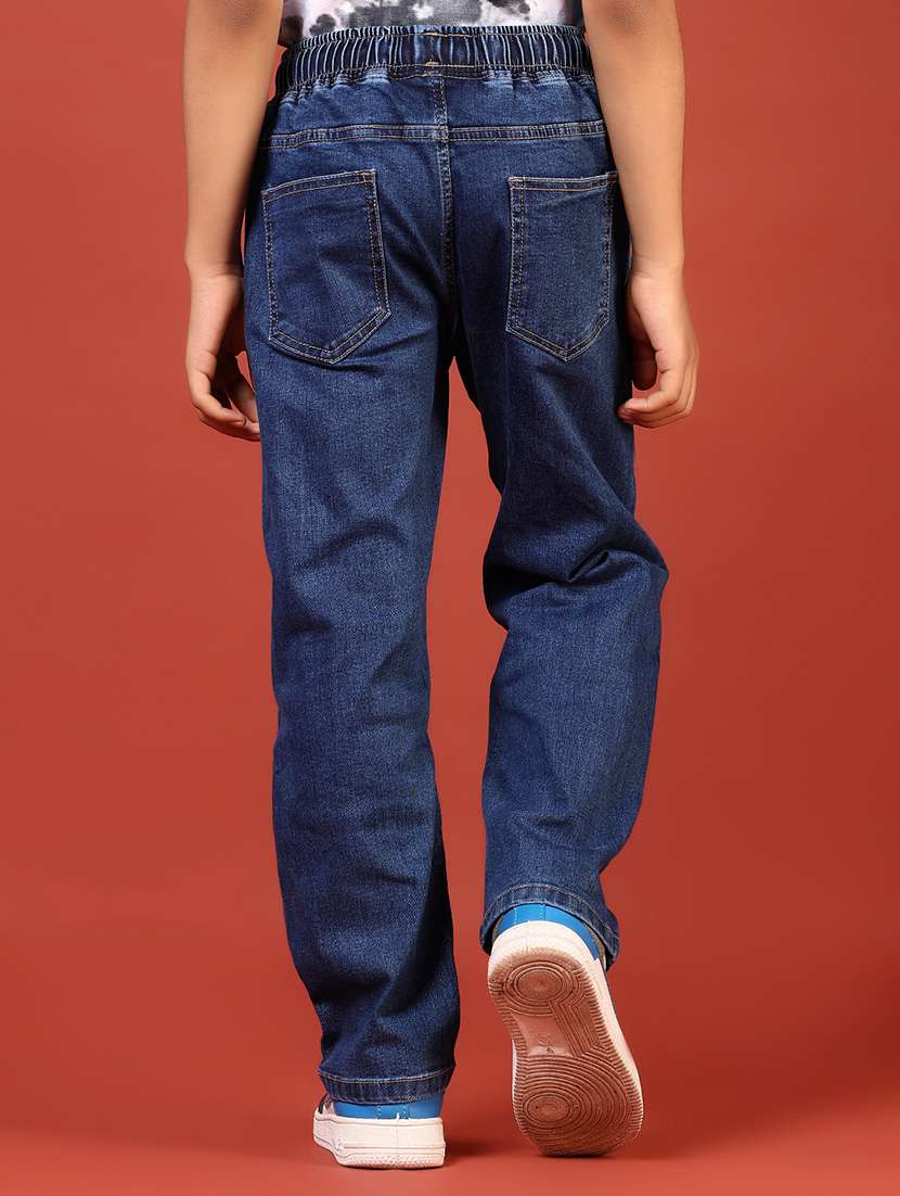boys solid mid rise relaxed fit jean - 21720987 -  Standard Image - 3