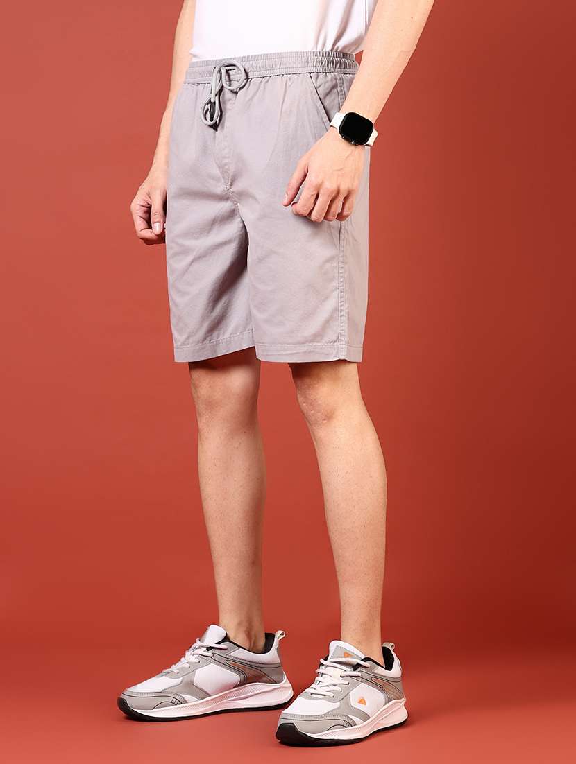 men placement print mid rise regular fit shorts - 21721006 - Standard Image - 5