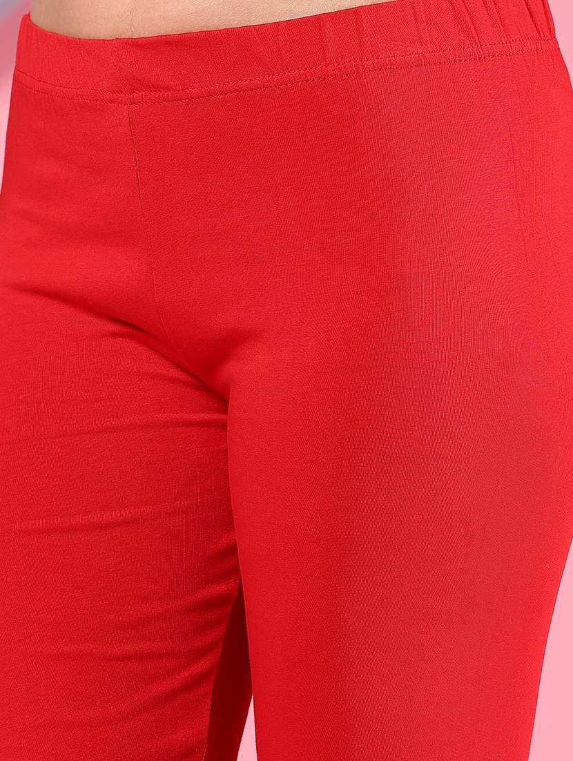 women solid mid rise full length legging - 21721057 -  Standard Image - 5