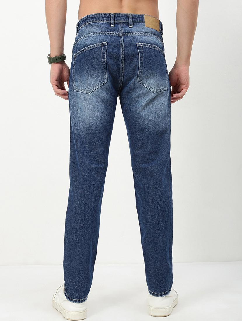 men low rise distressed denim jeans - 21721354 - Standard Image - 3