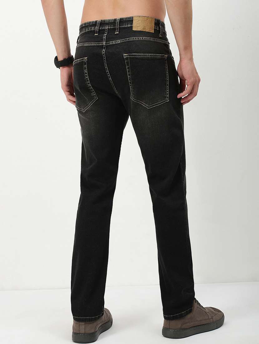 men low rise washed denim jeans - 21721361 -  Standard Image - 3