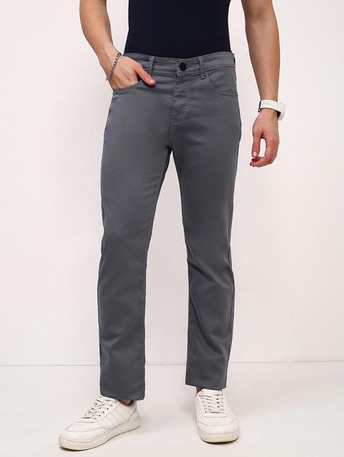 men low rise plain denim jeans - 21721369 -  Standard Image - 0