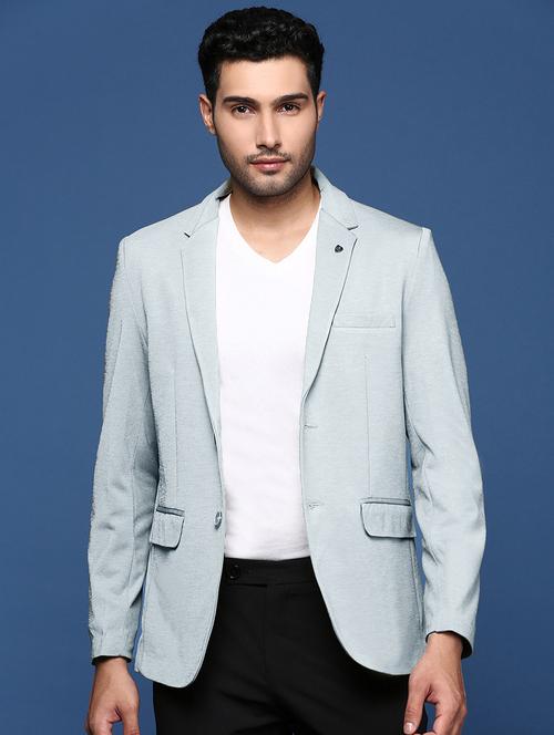 men's solid single-breasted blazer - 21721413 - Standard Image - 0