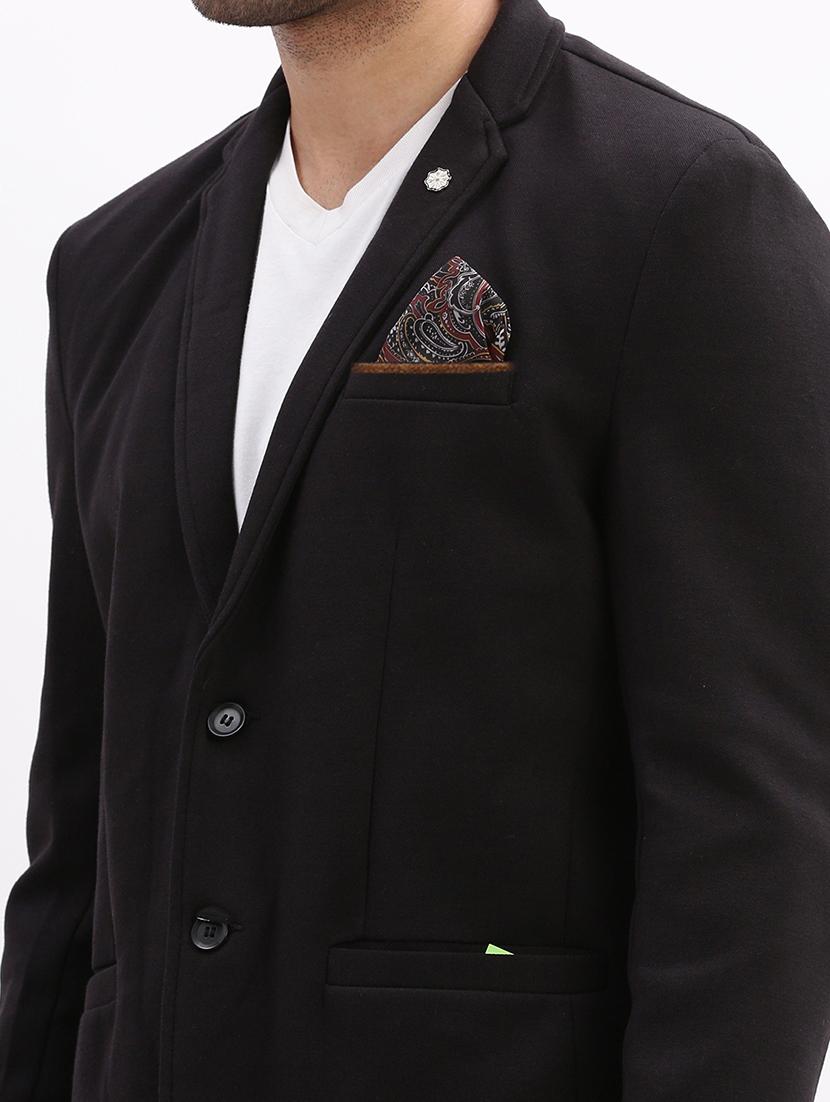 men's solid single-breasted blazer - 21721425 - Standard Image - 5