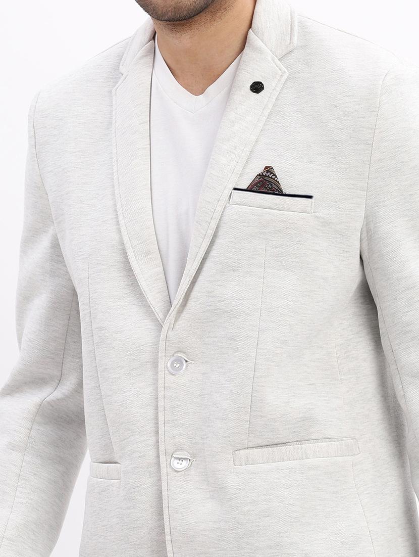 men's solid single-breasted blazer - 21721431 - Standard Image - 5