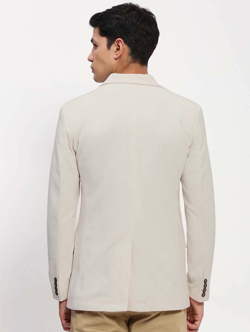 men long sleeves solid single breasted casual blazer - 21721446 -  Standard Image - 3