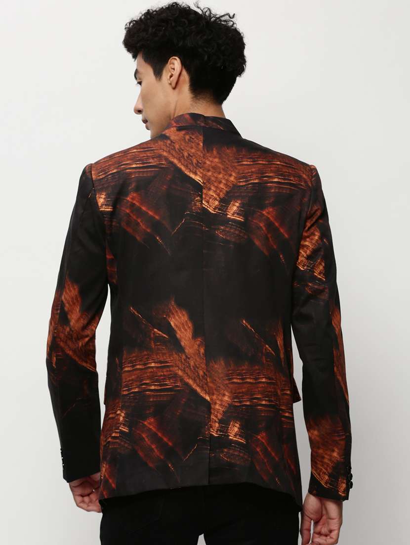 Men Printed Long Sleeve Bandhgalas Casual Blazer - 21721517 -  Standard Image - 3