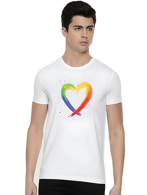 men front print short sleeve t-shirt - 21721548 - Standard Image - 0