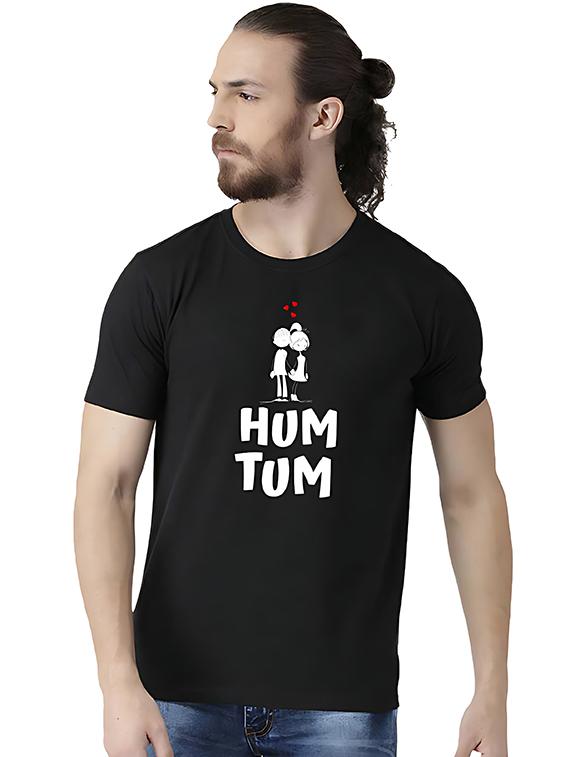 men front print short sleeve t-shirt - 21721553 - Zoom Image - 0
