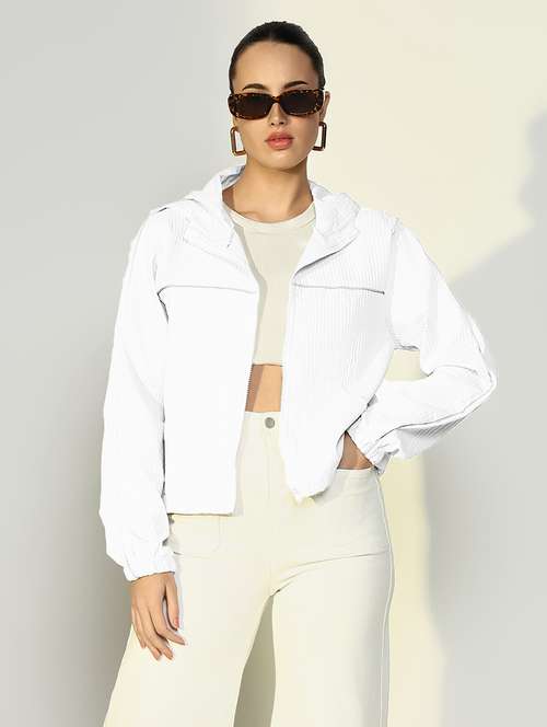 women solid long sleeve jacket - 21721646 -  Standard Image - 0