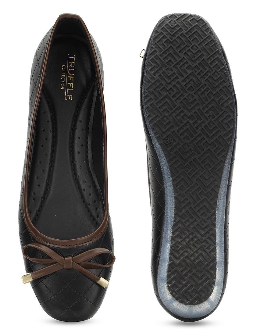 women black slip on ballerina - 21721759 - Standard Image - 5