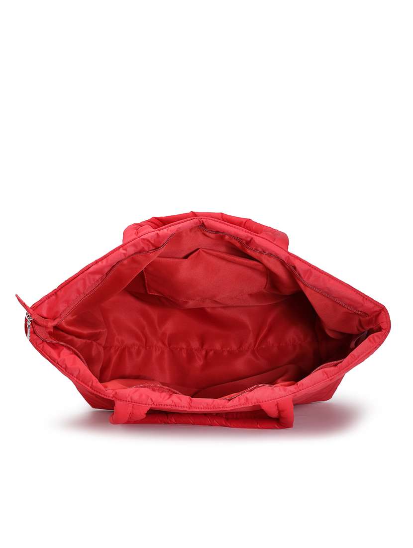women red solid quilted handbag - 21721928 -  Standard Image - 3