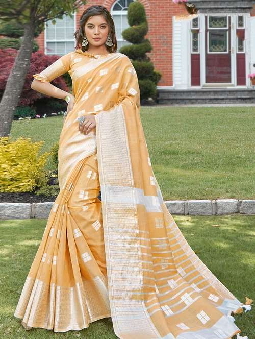 women self design banarasi saree with blouse - 21722589 -  Standard Image - 0