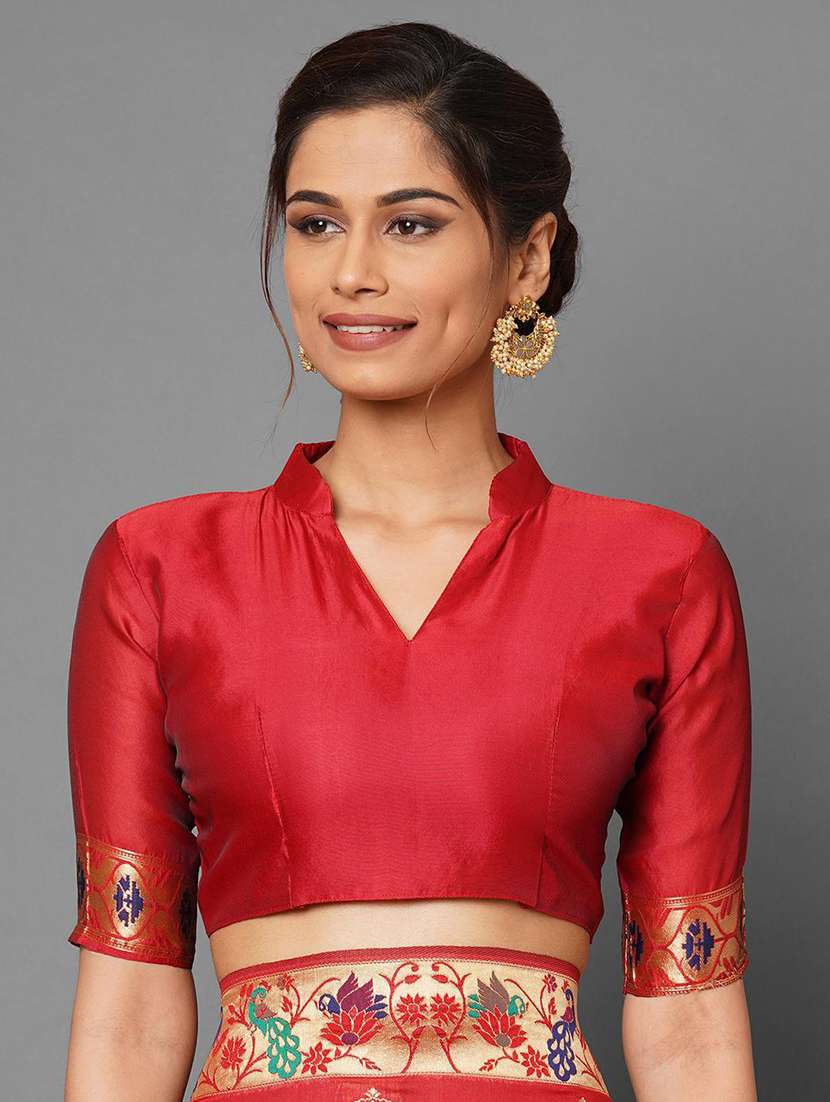 women self design banarasi saree with blouse - 21722722 -  Standard Image - 3