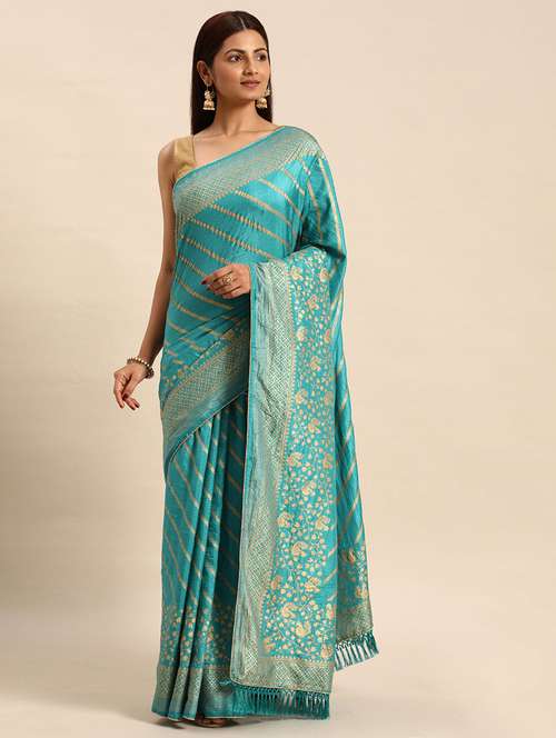 women self design banarasi saree with blouse - 21723538 -  Standard Image - 0