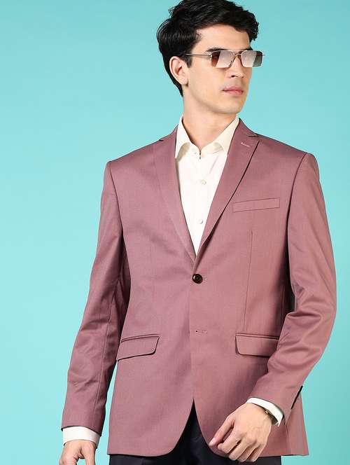 men long sleeves single breasted blazer - 21724075 -  Standard Image - 0