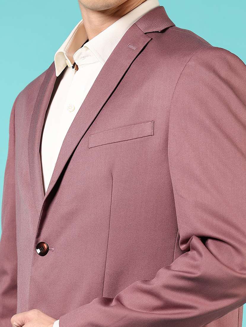 men long sleeves single breasted blazer - 21724075 - Standard Image - 3
