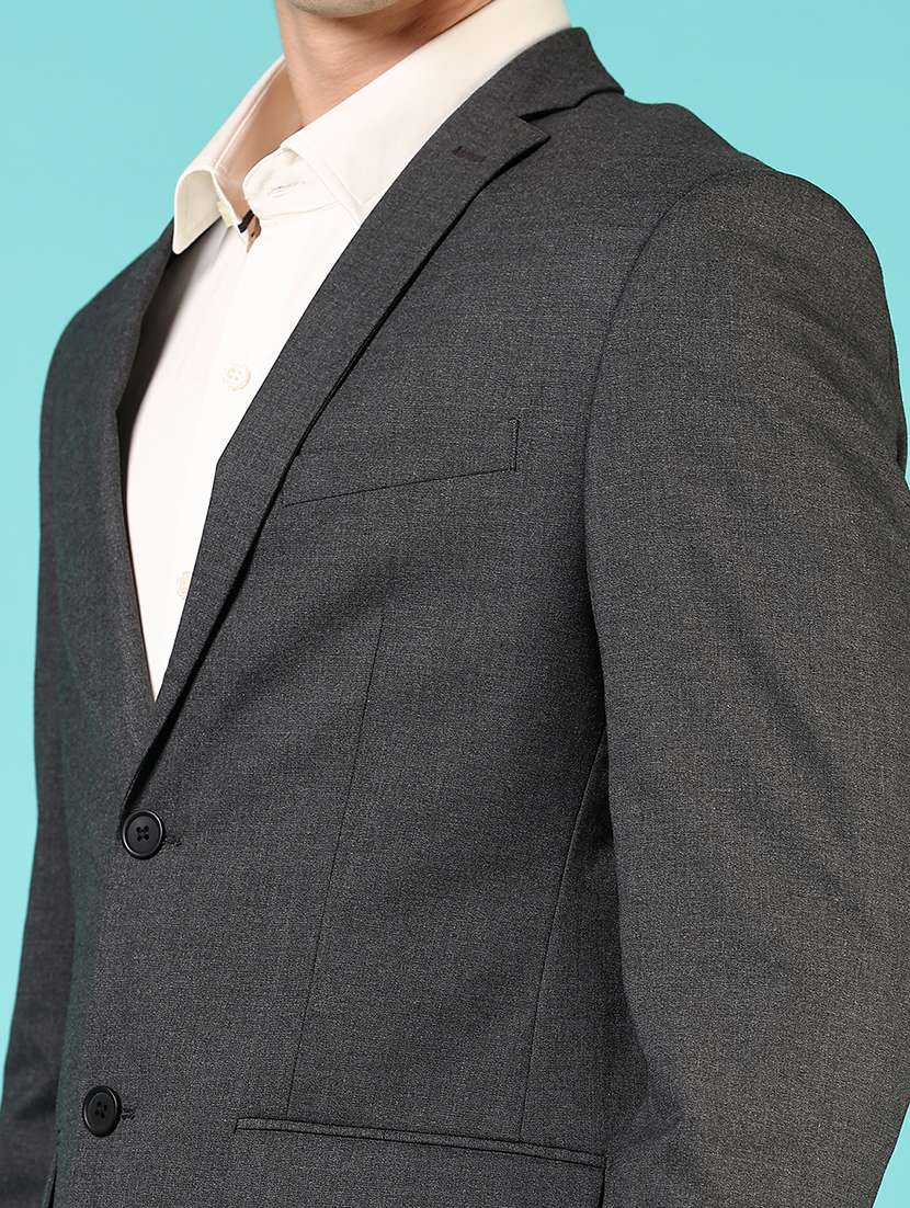 men long sleeves single breasted blazer - 21724077 -  Standard Image - 3