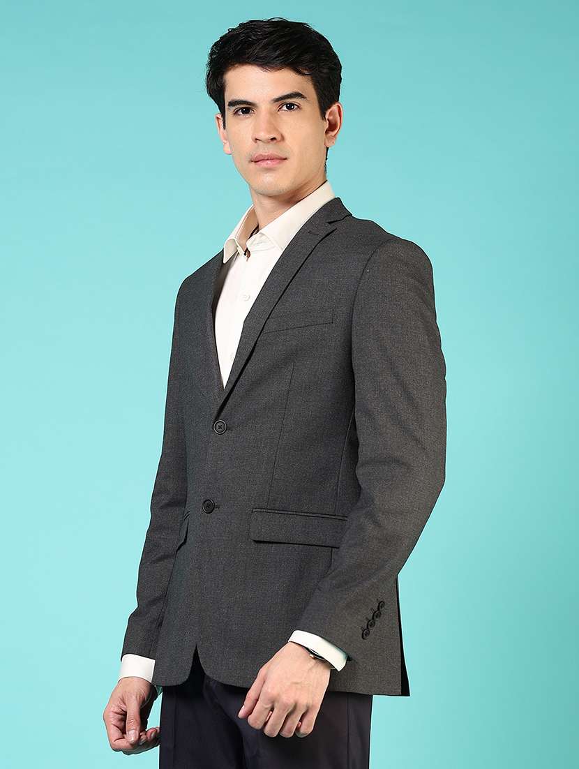 men long sleeves single breasted blazer - 21724077 -  Standard Image - 5