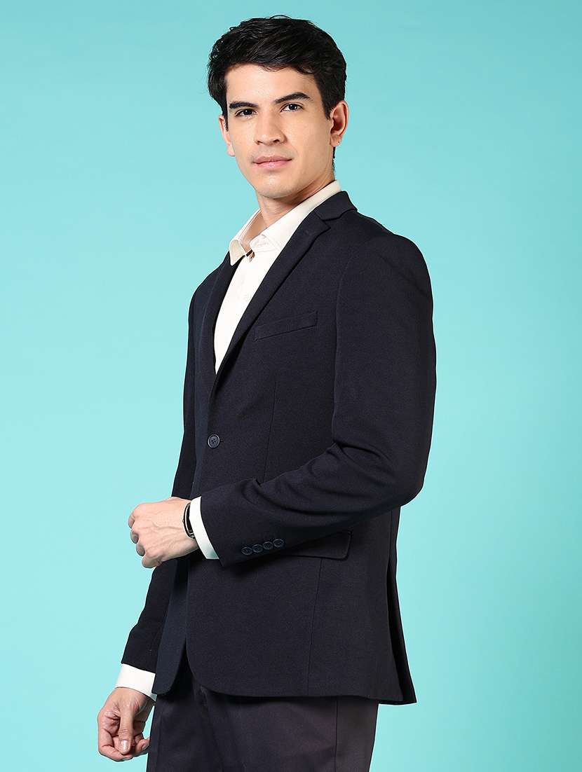 men long sleeves single breasted blazer - 21724078 - Standard Image - 5