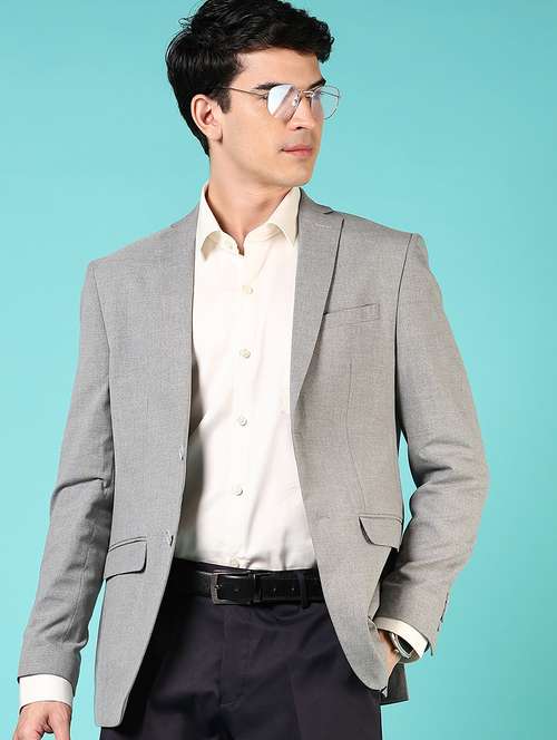 men long sleeves single breasted blazer - 21724080 -  Standard Image - 0