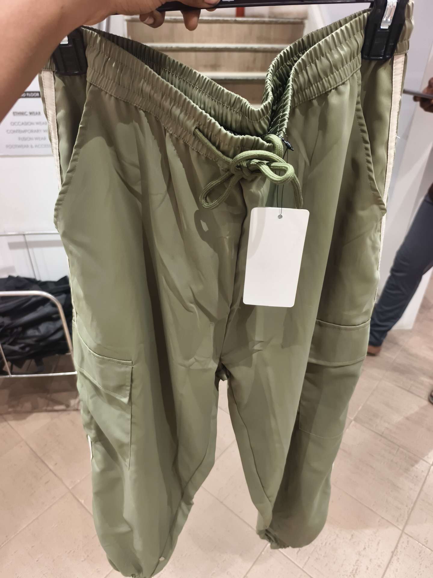 olive imported joggers - 21724101 - Zoom Image - 0