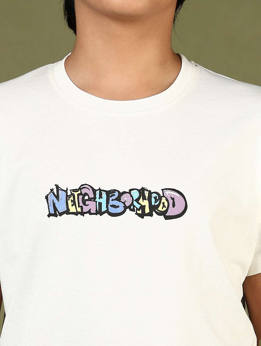 boys front & back printed round neck t-shirt - 21724112 -  Standard Image - 5