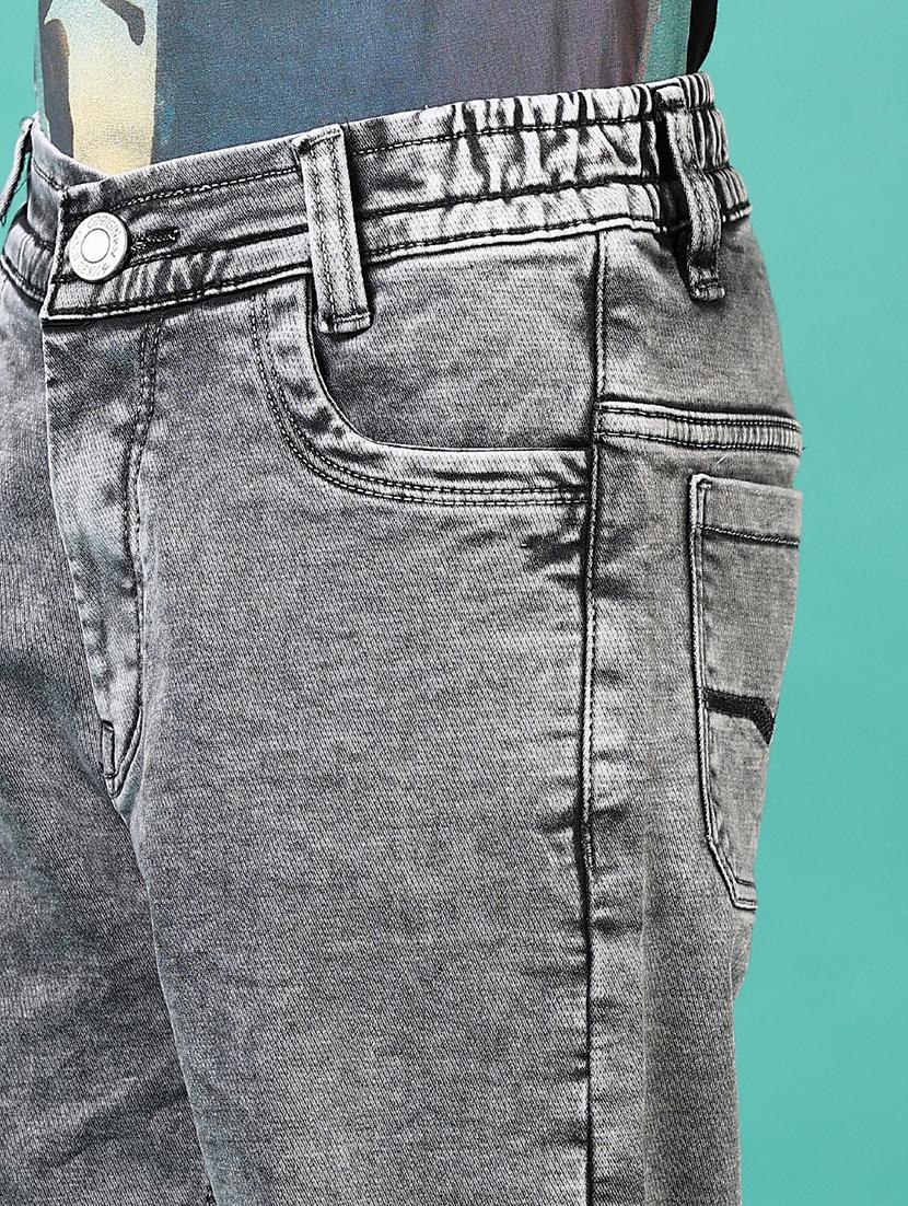 boys grey mid rise plain jean - 21724142 - Standard Image - 5