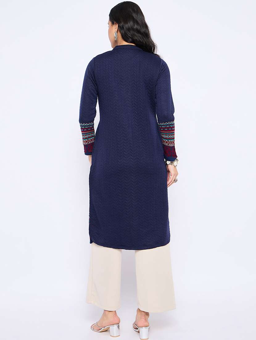women long sleeves self design regular shrug - 21724272 - Standard Image - 3