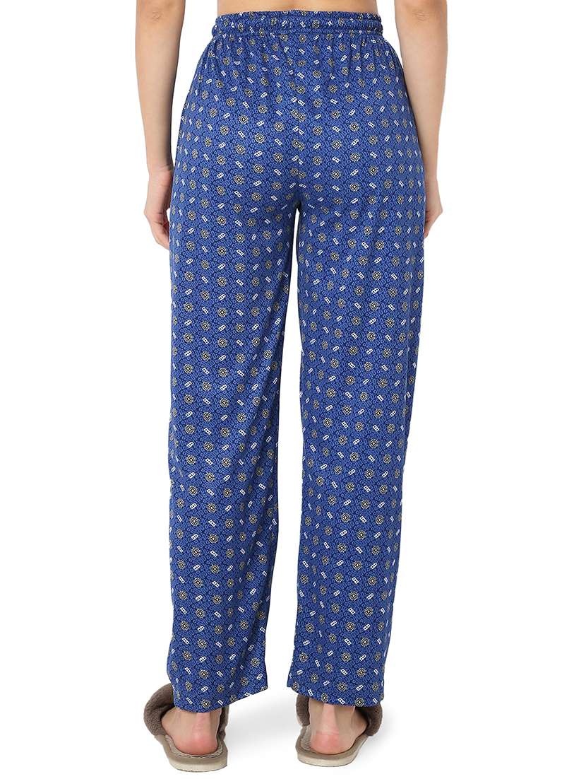 women printed high rise sleepwear pyjama - 21724342 -  Standard Image - 3