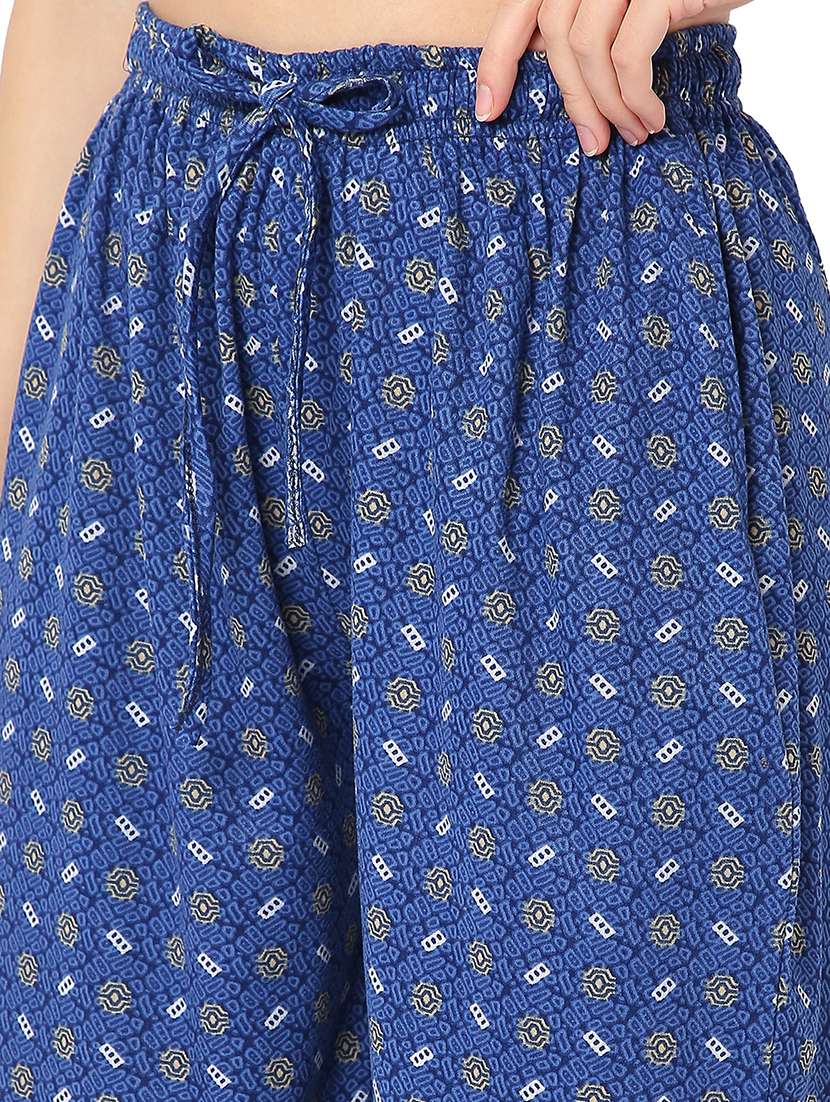 women printed high rise sleepwear pyjama - 21724342 -  Standard Image - 5