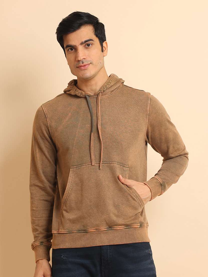 men long sleeves plain sweatshirt - 21724395 - Zoom Image - 0