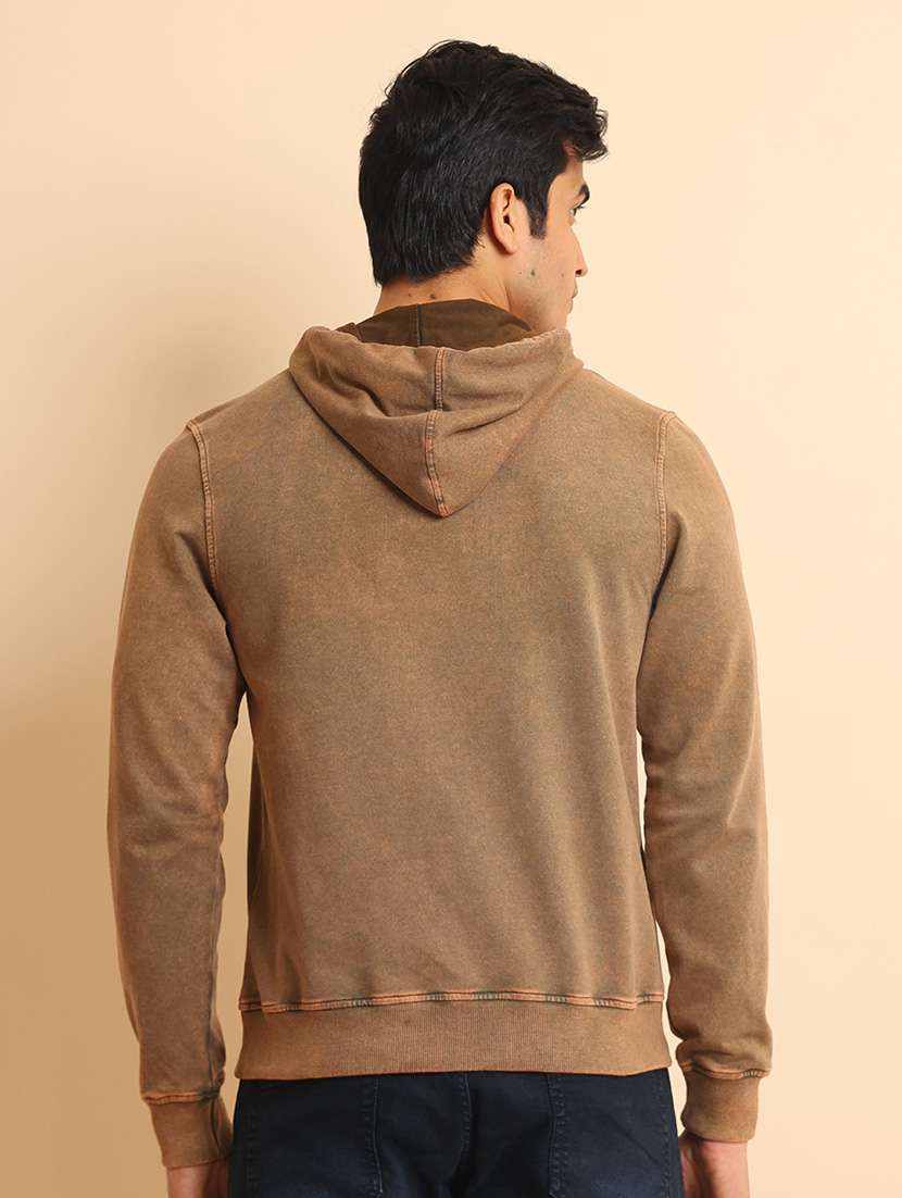 men long sleeves plain sweatshirt - 21724395 - Standard Image - 3