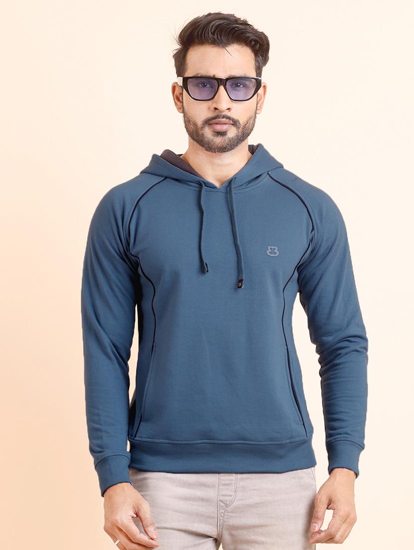 men long sleeves plain sweatshirt