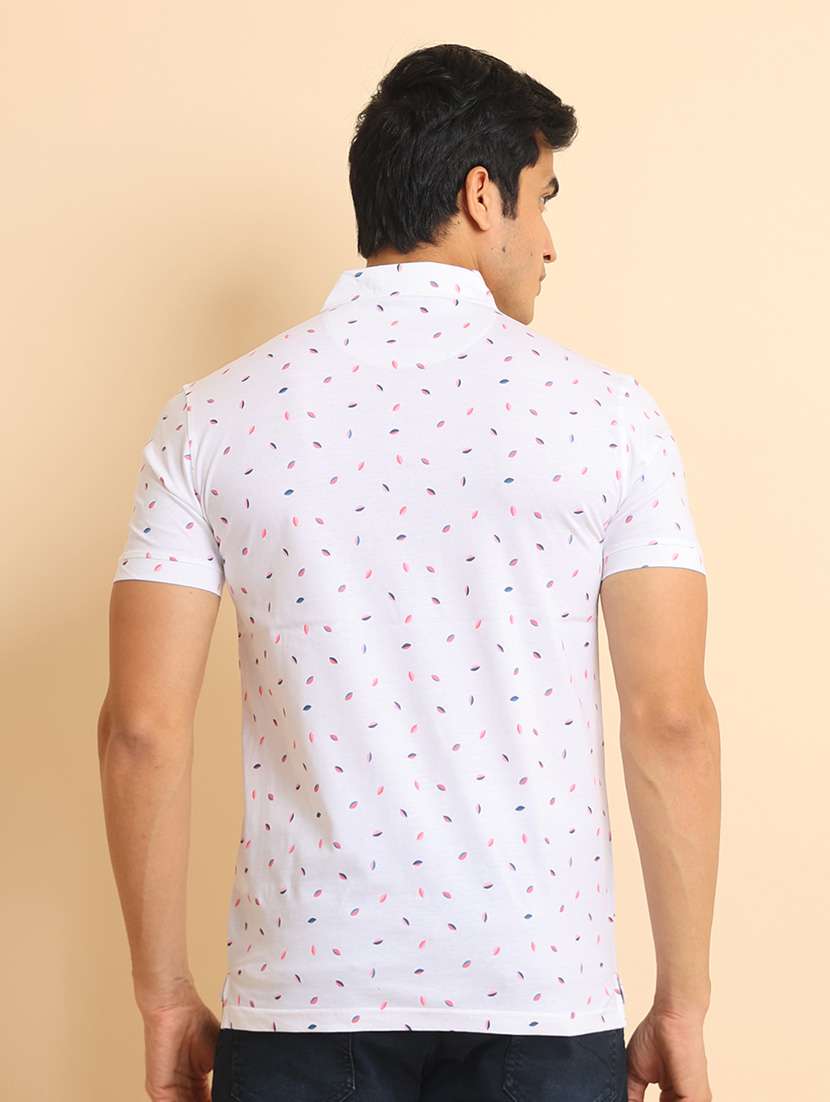 men short sleeves printed polo t-shirt - 21724539 -  Standard Image - 3