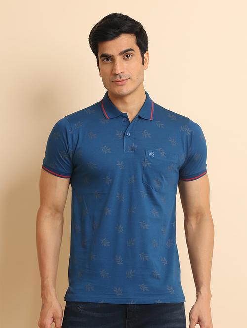 men short sleeves printed polo t-shirt - 21724573 -  Standard Image - 0