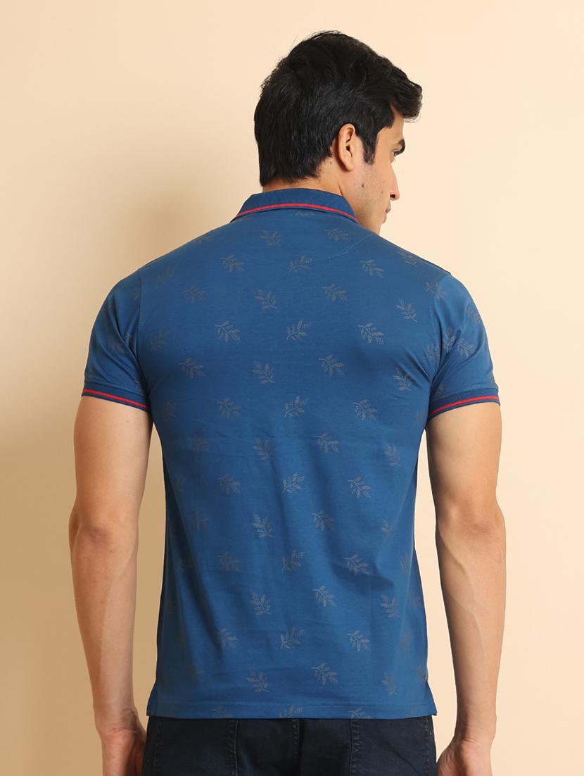 men short sleeves printed polo t-shirt - 21724573 - Standard Image - 3