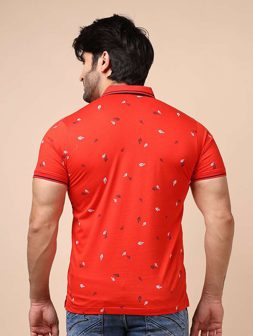 men short sleeves printed polo t-shirt - 21724623 - Standard Image - 3
