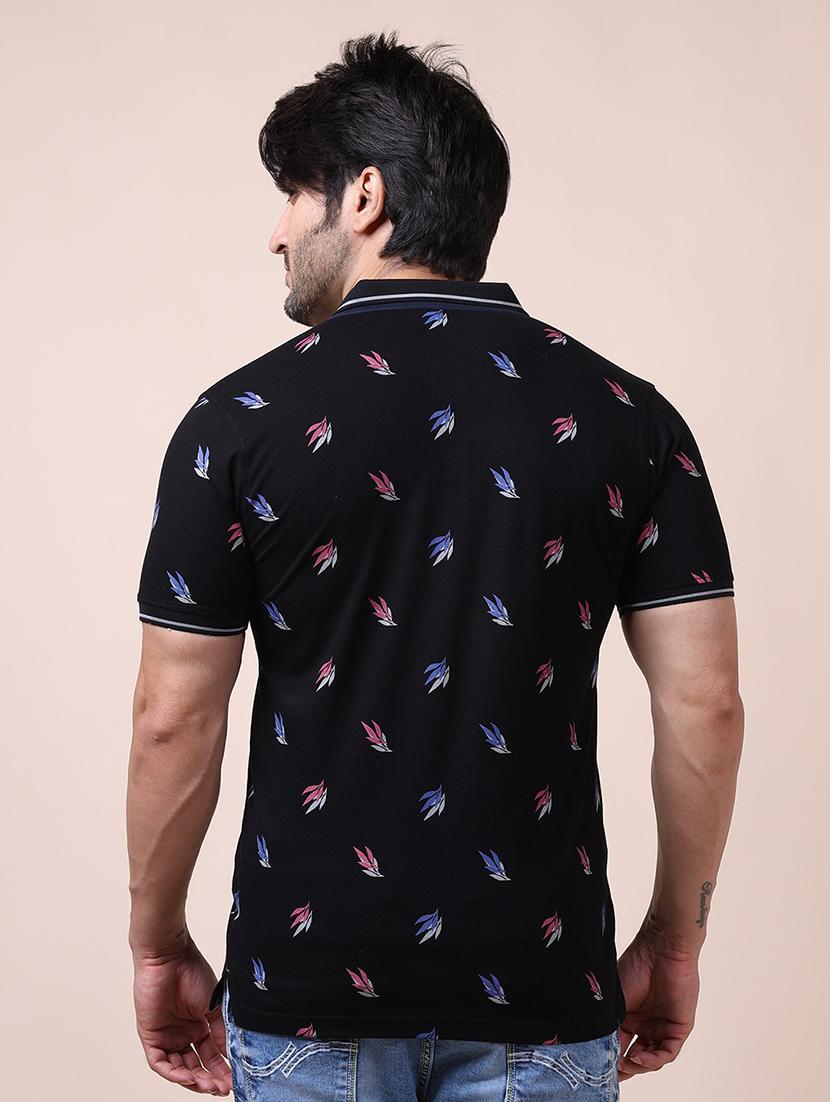 men short sleeves printed polo t-shirt - 21724640 - Standard Image - 3