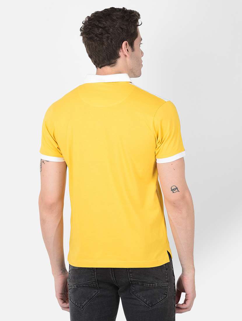 men short sleeves color block polo t-shirt - 21724678 - Standard Image - 3