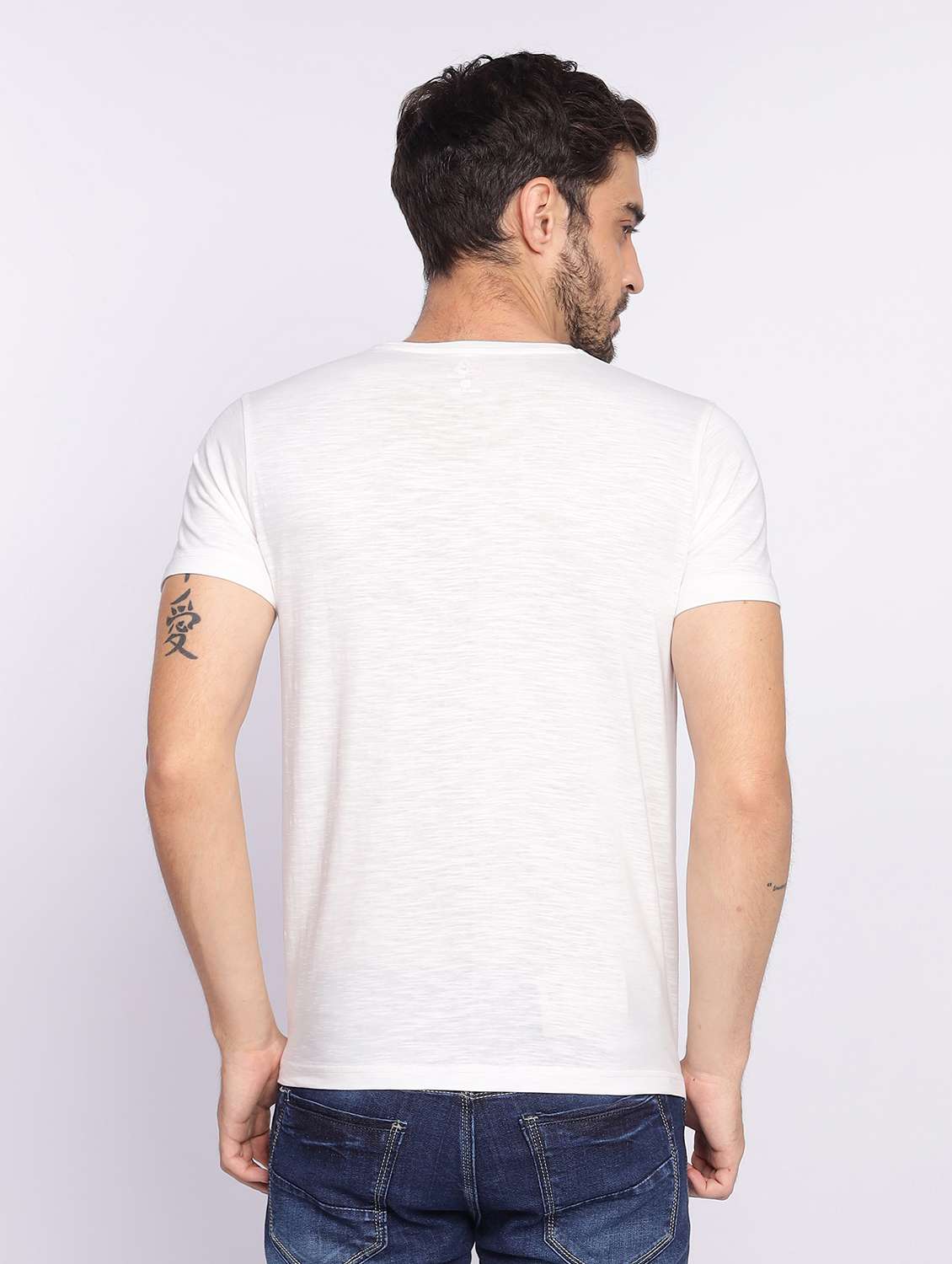 men short sleeves plain t-shirt - 21724731 -  Standard Image - 3