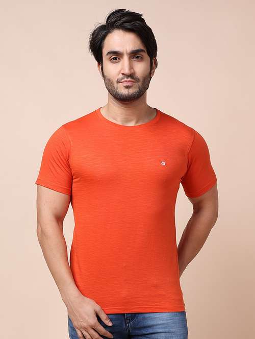 men short sleeves plain t-shirt - 21724733 - Standard Image - 0
