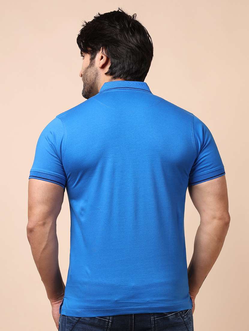 men short sleeves plain polo t-shirt - 21724755 -  Standard Image - 3
