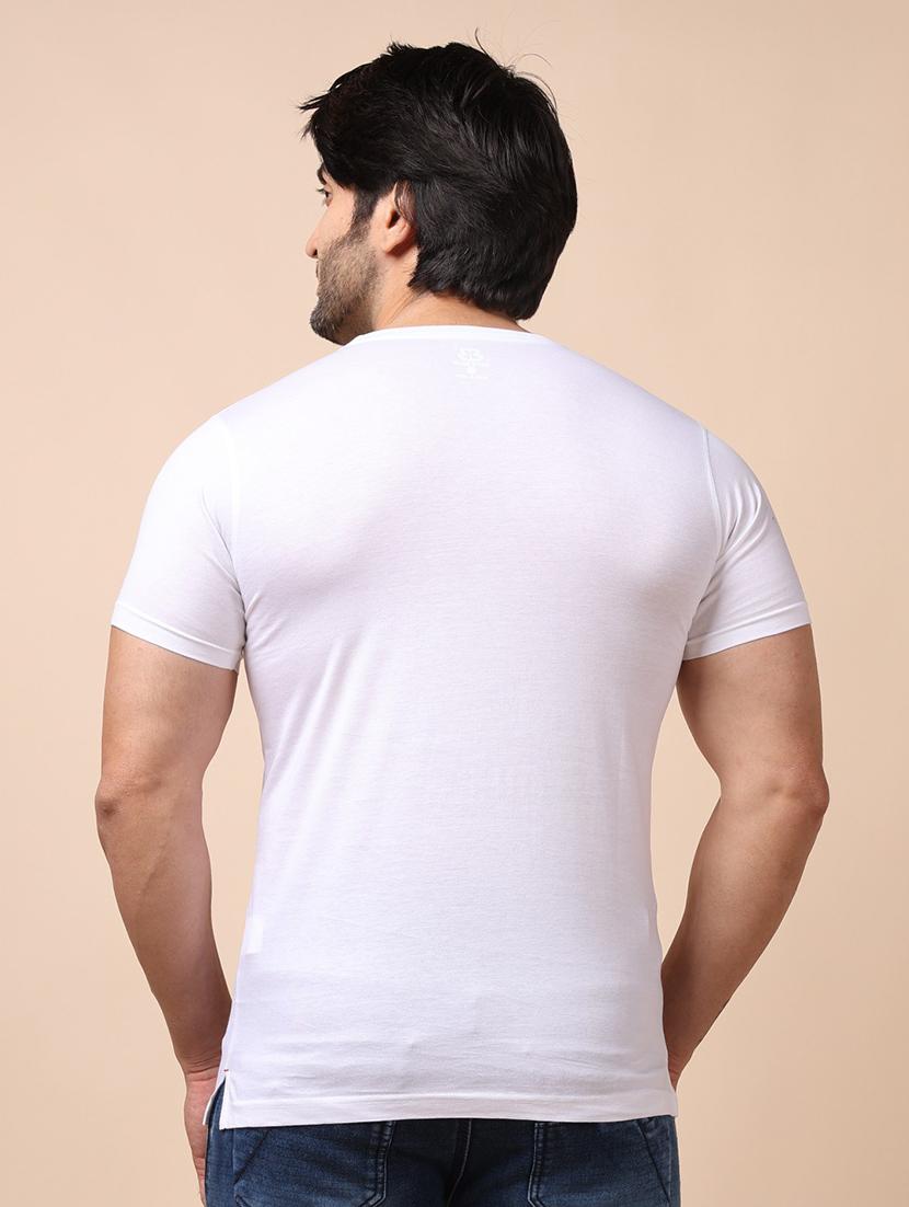 men short sleeves plain t-shirt - 21724762 - Standard Image - 3