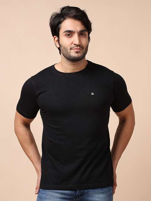 men short sleeves plain t-shirt - 21724767 - Standard Image - 0