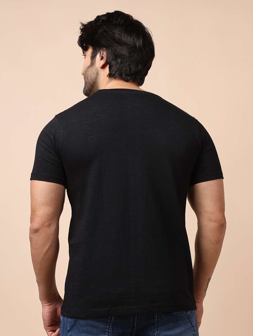 men short sleeves plain t-shirt - 21724767 - Standard Image - 3