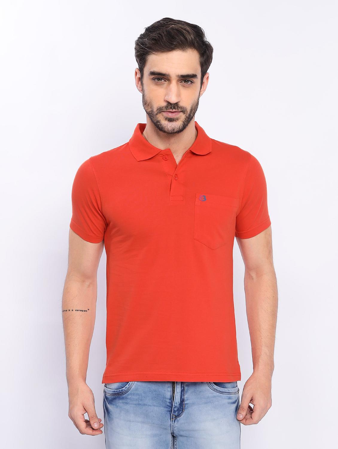 men short sleeves plain polo t-shirt