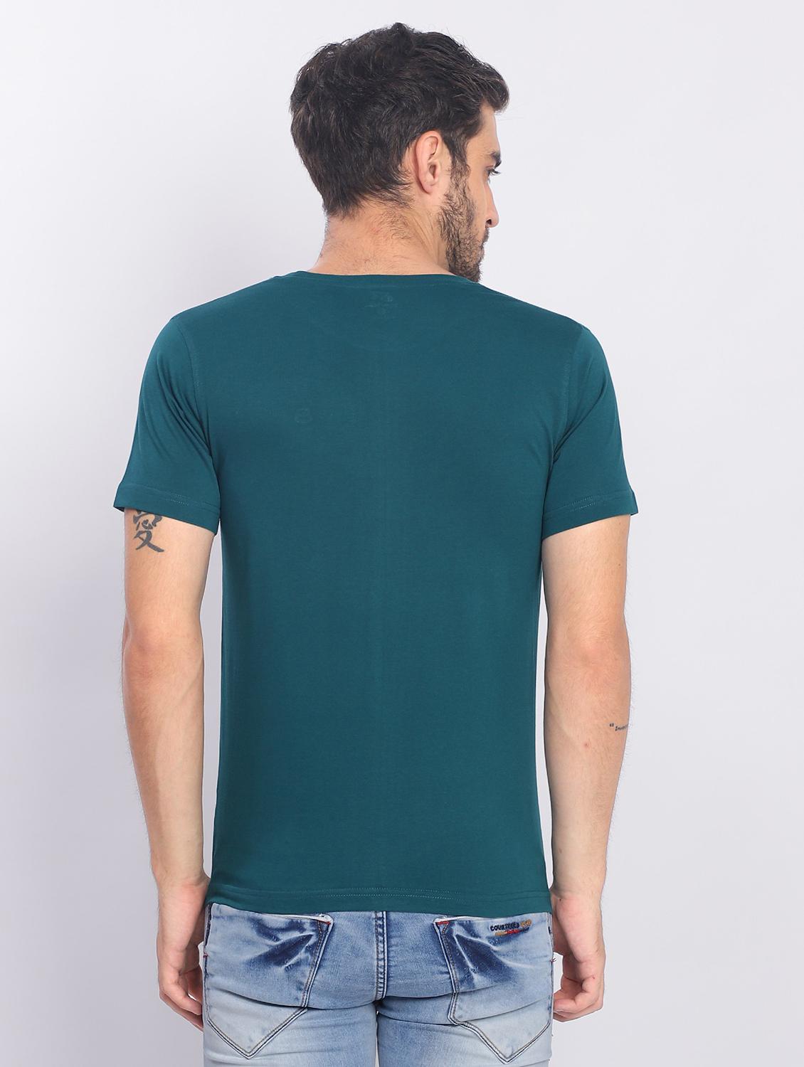 men solid short sleeves t-shirt - 21724848 - Standard Image - 3